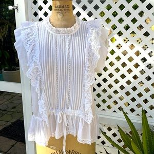 Zadig & Voltaire Edwardian Style Cami Top Large